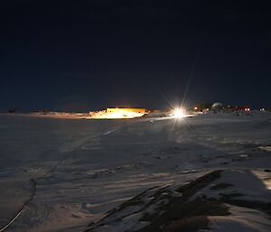 Fuel transfer pipe at Casey