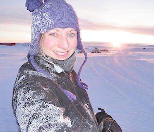 Bri skiing at Casey