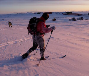 Dan skiing at Casey