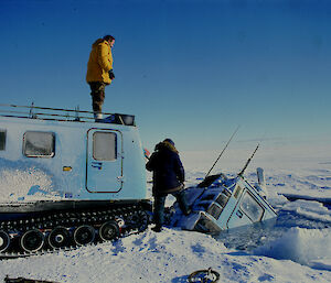 A hagg in need of retrieval from sea ice