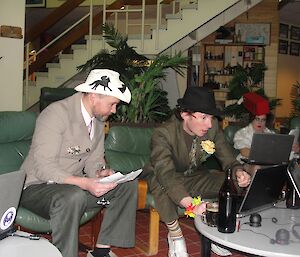 Craig and Stu at Casey race day