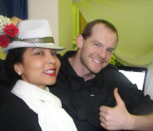 Sheri and Mike enjoying the afternoon at Casey race day