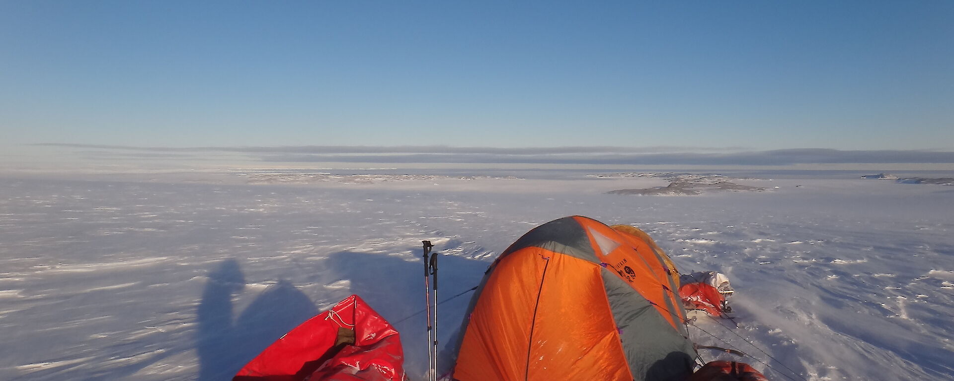 Polar camping in the Casey Operating area