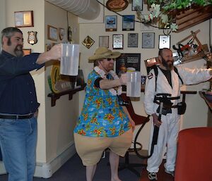 Stein-holding competition at Casey Oktoberfest