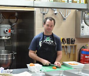 Gav doing his thing in the Casey kitchen