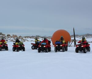 The first second and third response teams are now ready to return to station from the search site