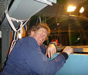 Jamie the BSS in the Casey tankhouse