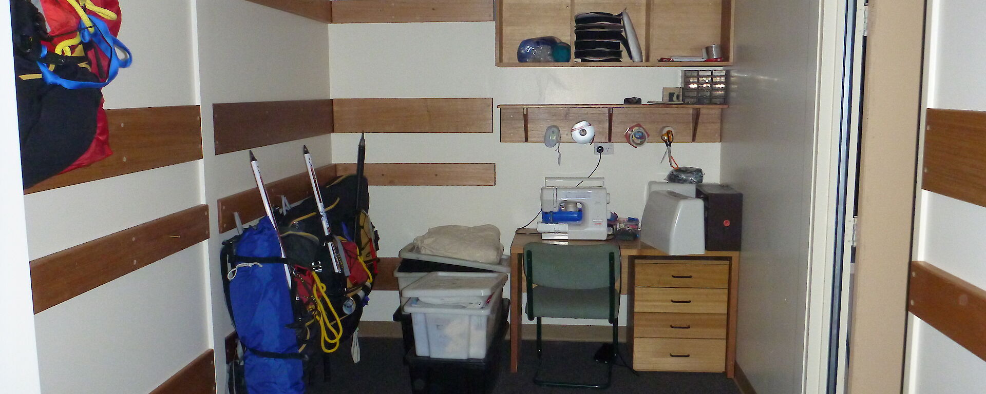 Changed dark room space at Casey