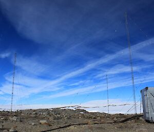 Weather above the beacon hut array