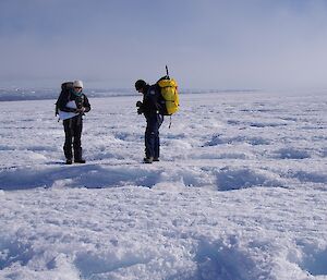 Melt stream terrain to find weather balloon