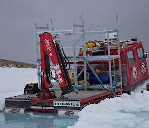 Gavin recovers bogged Haggs from melt streams