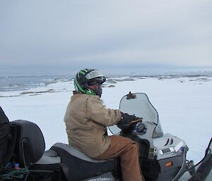 Gavin giving Skidoo training