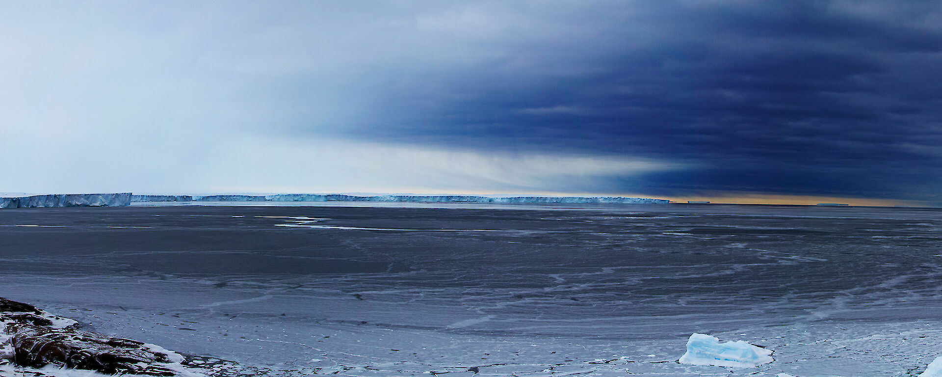 View of Vanderford Glacier from Browning Peninsula