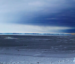 View of Vanderford Glacier from Browning Peninsula