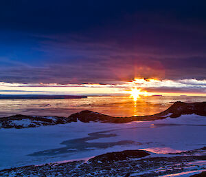 Sunset at Browning Peninsula