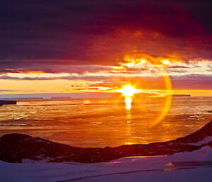 Sunset at Browning Peninsula