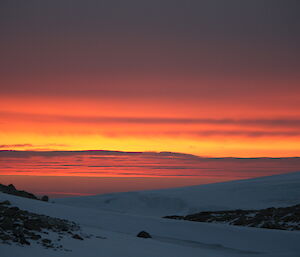 Golden sunset at Casey