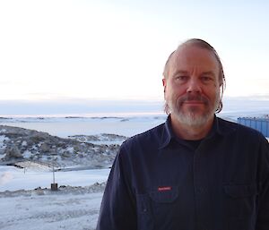 Jukka showing off his beard