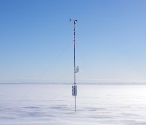 Automatic Weather Station under two metres of snow