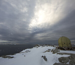 Dome and ocean vista