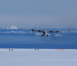 Coming in to land