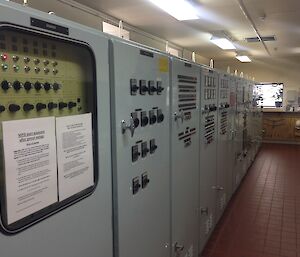 Main control panel