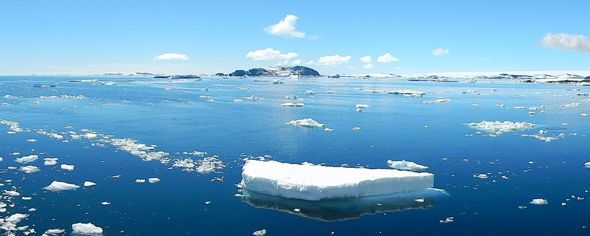 Panorama of landing site at Holl Island
