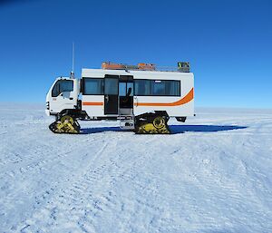 Priscilla — Queen of this white desert and our transport from Wilkins to Casey
