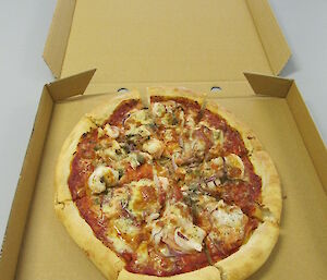 Picture of one of the pizzas on offer at Casey