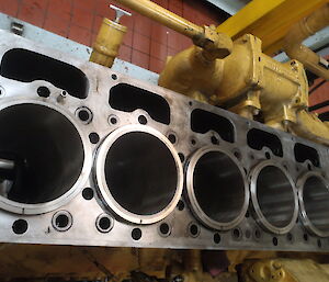 Cylinder bore liners on a Casey generator