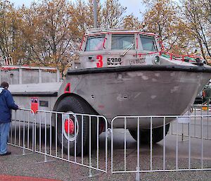 LARC on display at the Tall Ships festival in Hobart