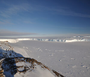 Edge of the glacier near Browning’s peninsula, Antarctica