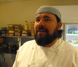 Eddie Dawson Chef at Casey 2014 sporting his beard