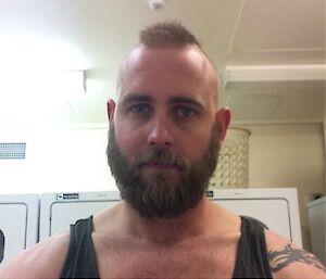 Nick Johnson with beard — Casey winter 2014