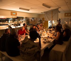 Saturday night Viking dinner at Casey September 2014