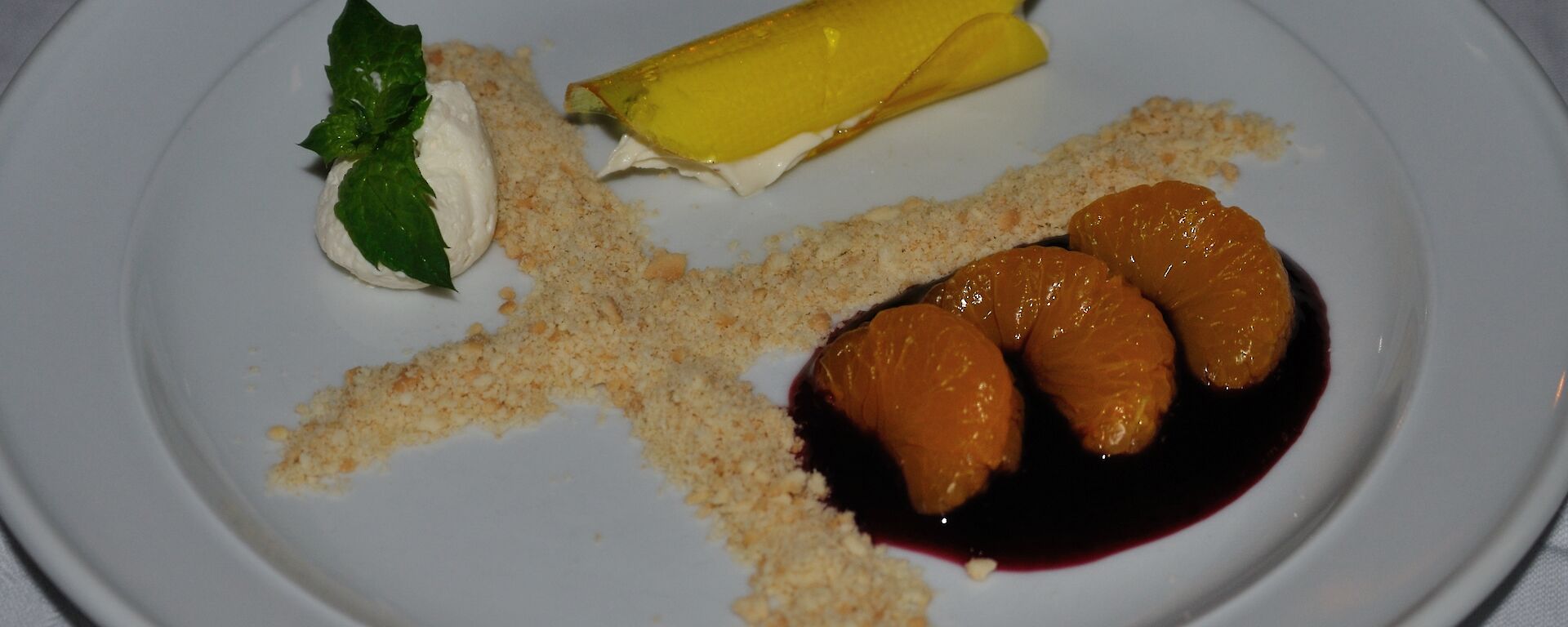 Deconstructed cheesecake