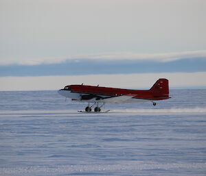 The first Basler of the 2014–15 season touches down at the Casey Skiway