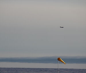 Basler coming around to land at Casey skiway