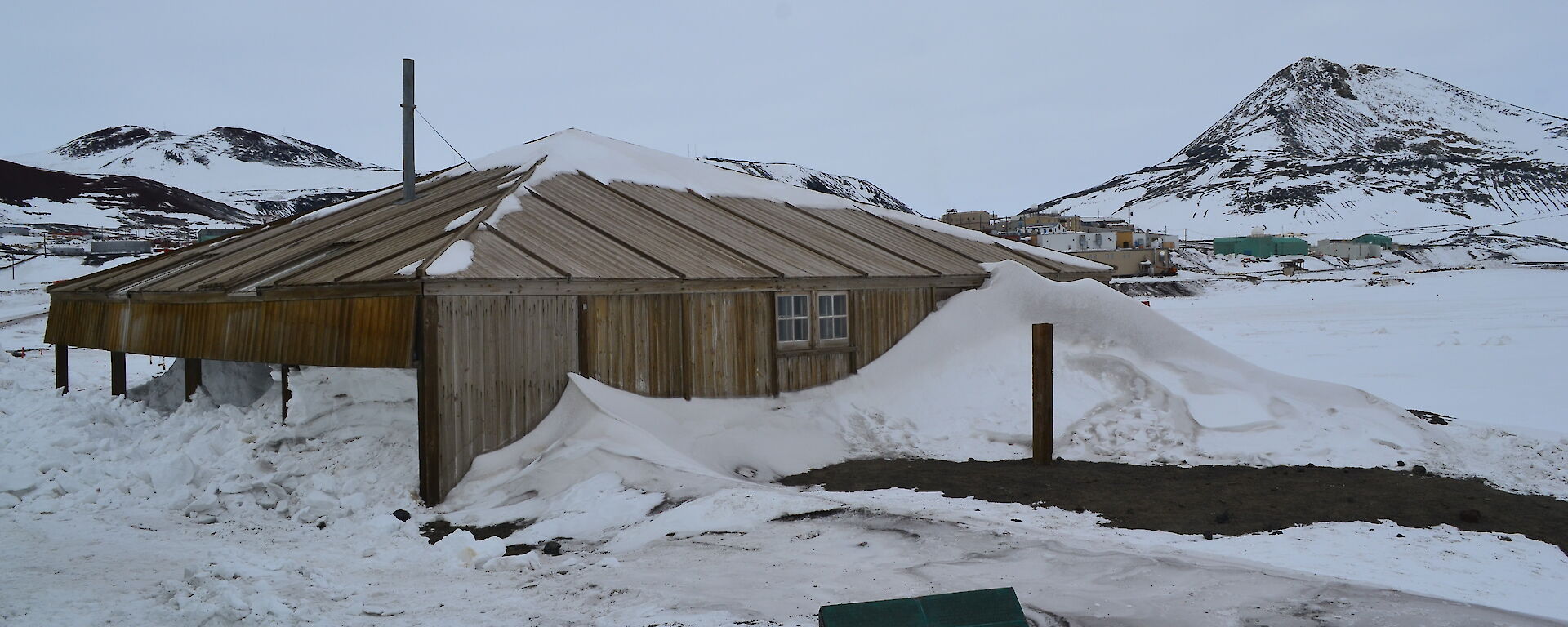 Scott’s hut, currently being restored by volunteers from NZ