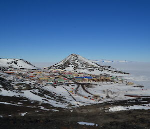View of McMurdo from the eastern ridge