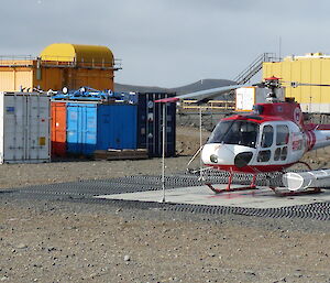 The largest vessels in place ready for use, should they be needed