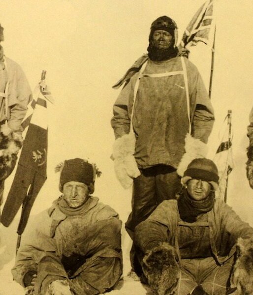 Scott and team at the South Pole.