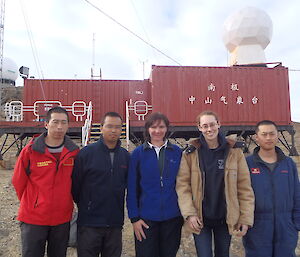 The Davis Met team and their Chinese counterparts at Zhongshan.