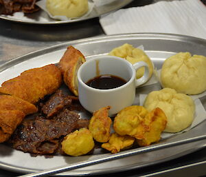 Some of the delicious food served for the Chinese New Year celebrations