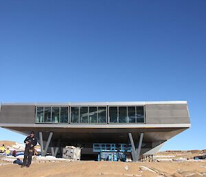 View of the front of the building