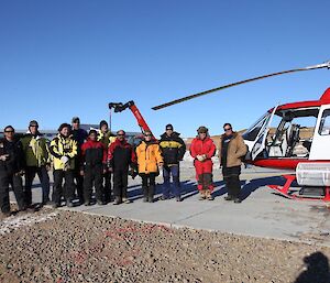 Group Photo of David and Bharati expeditioners