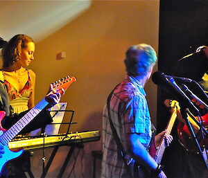 Davis Band playing