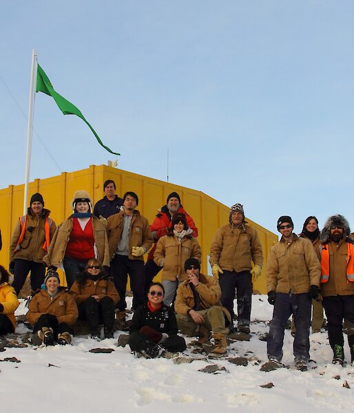 Groups photo Davis wintering team 2012