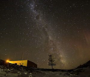 Magnificent Milky Way 360 degree photo of sky