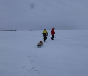 On the ice drilling at Davis